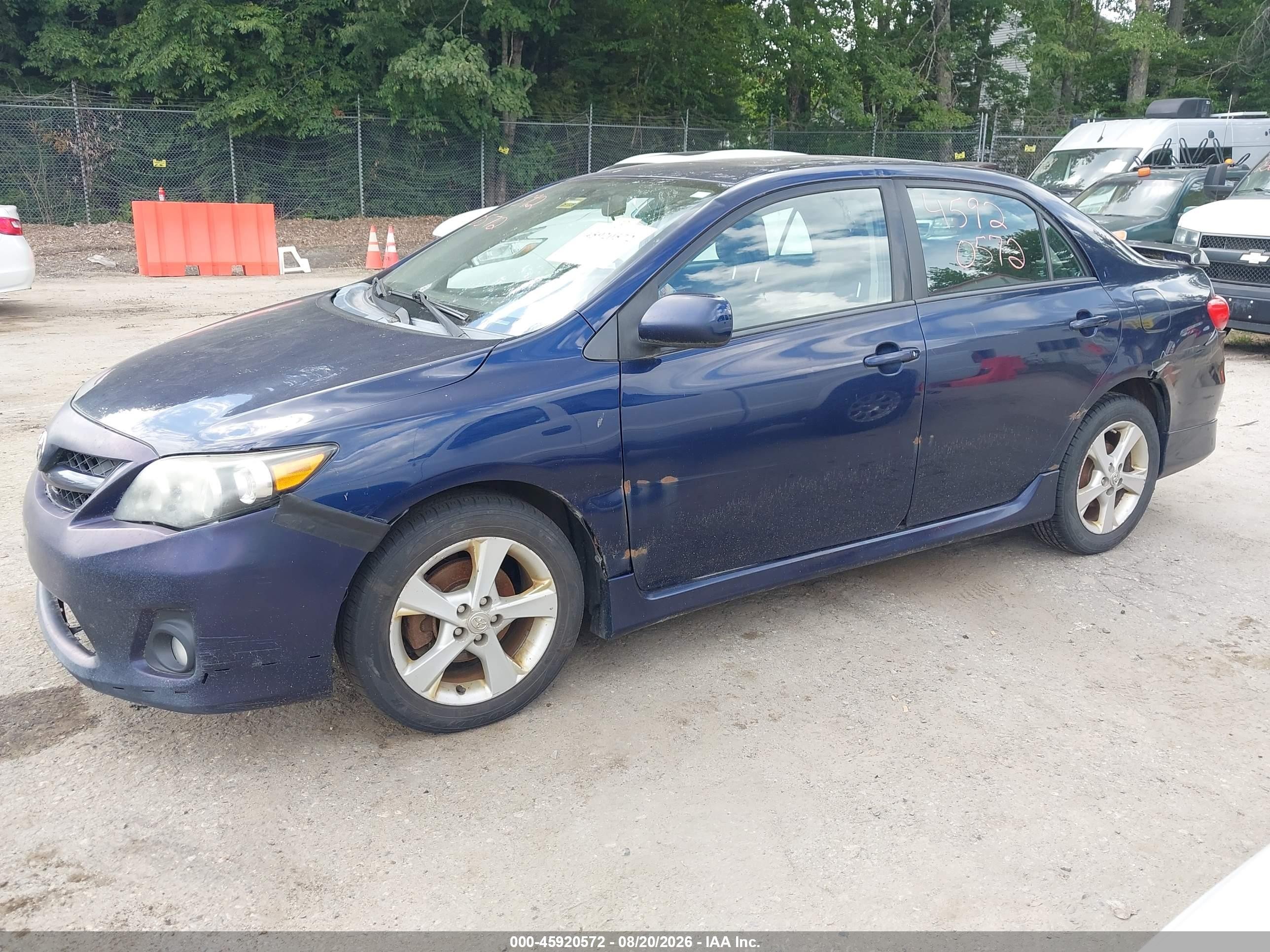 2012 Toyota Corolla S Purple vin: 2T1BU4EE3CC895597