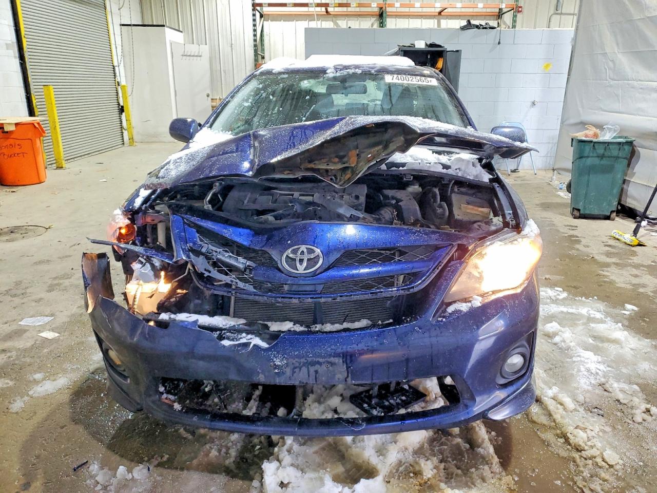 2012 Toyota Corolla Blue vin: 2T1BU4EE3CC895809