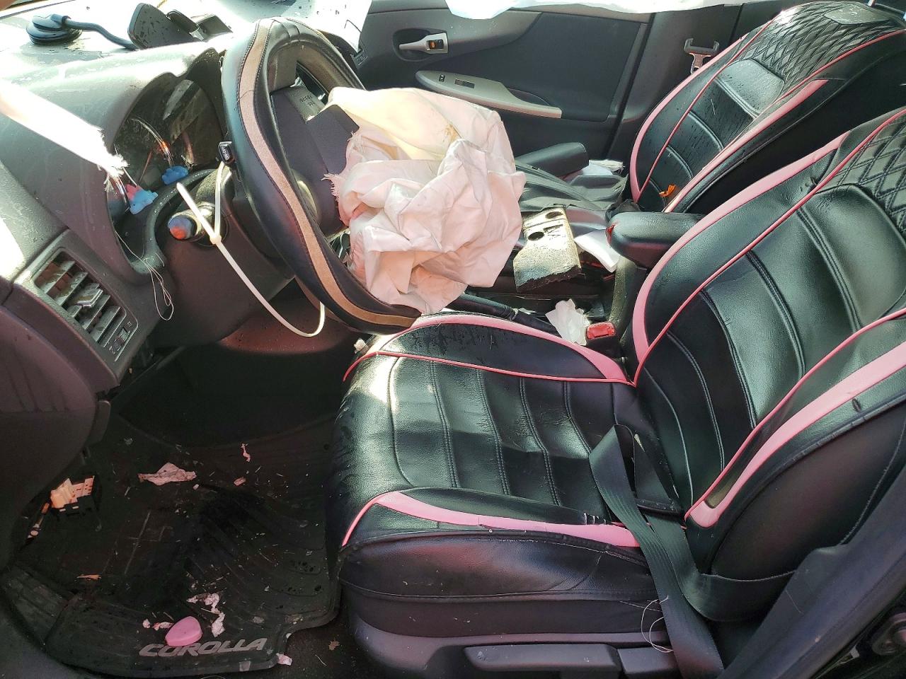 2012 Toyota Corolla S Black vin: 2T1BU4EE3CC898760