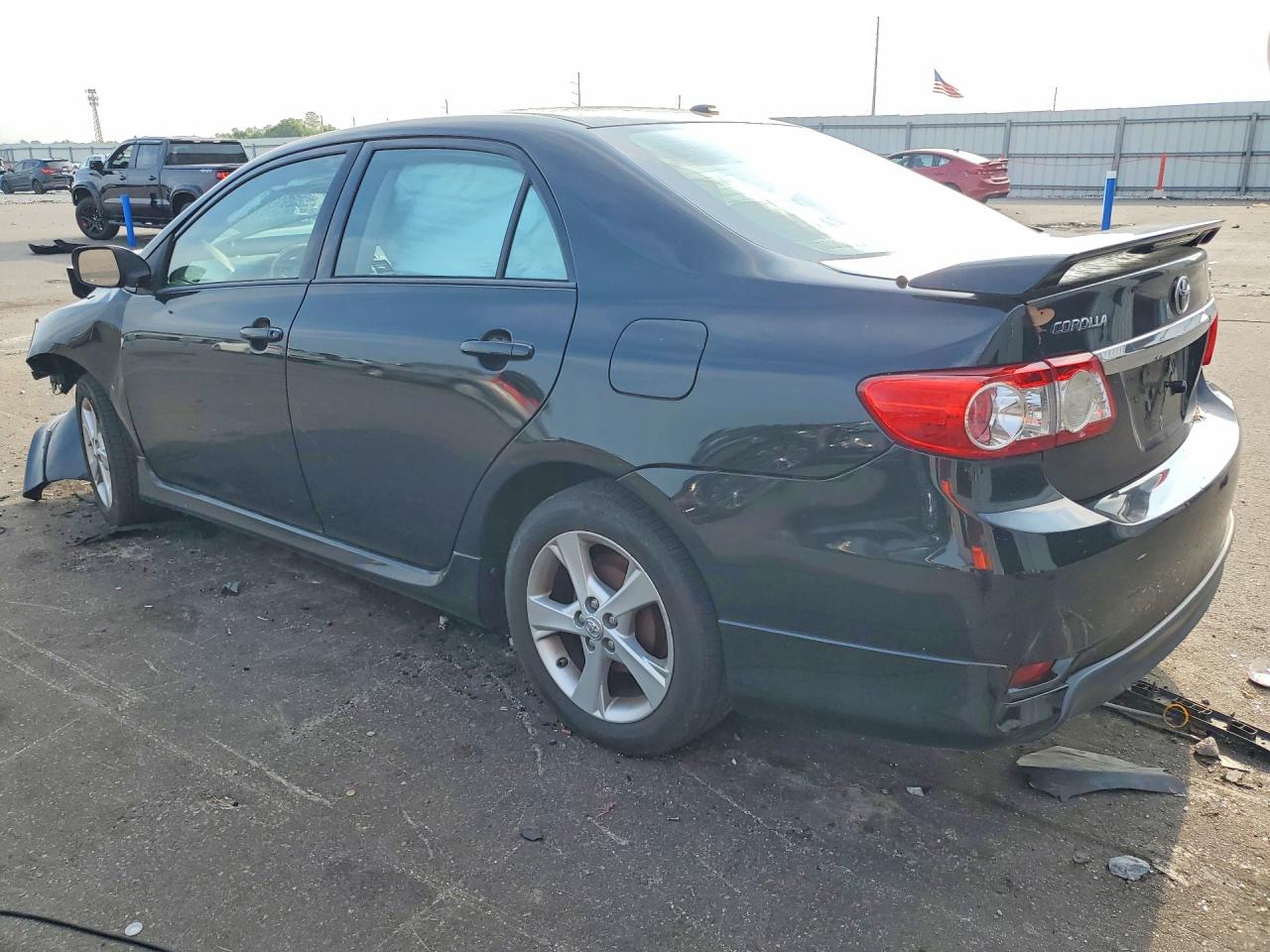 2012 Toyota Corolla S Black vin: 2T1BU4EE3CC898760