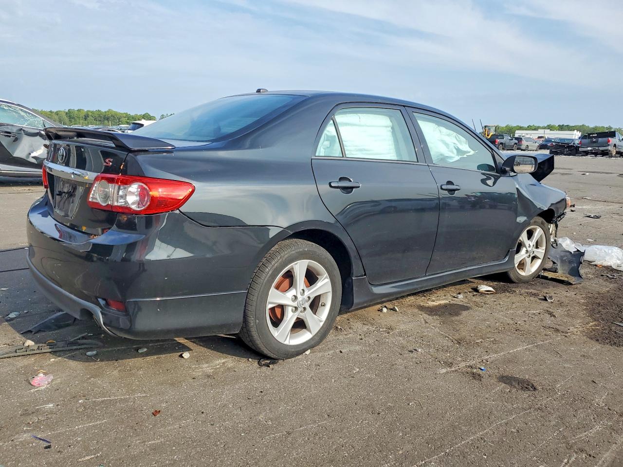 2012 Toyota Corolla S Black vin: 2T1BU4EE3CC898760