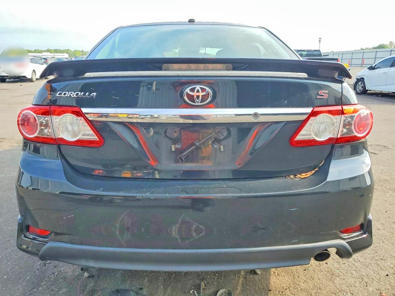 2012 Toyota Corolla S Black vin: 2T1BU4EE3CC898760