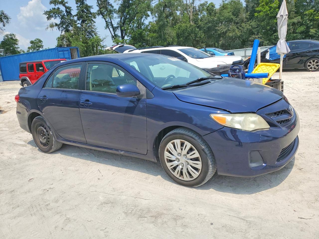 2012 Toyota Corolla Le Blue vin: 2T1BU4EE3CC911460