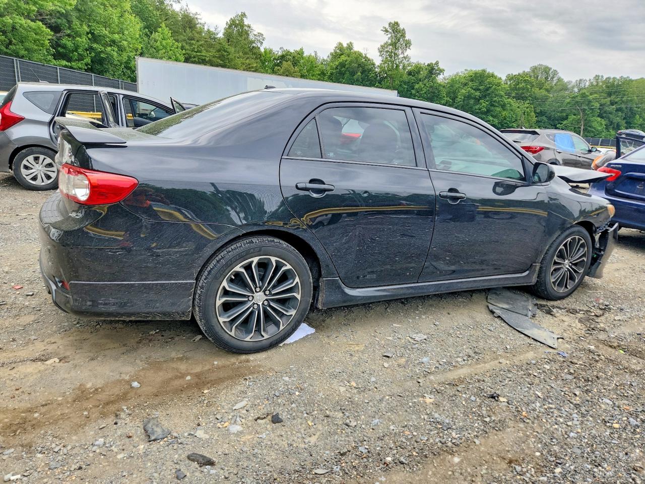 2012 Toyota Corolla S Black vin: 2T1BU4EE3CC914455