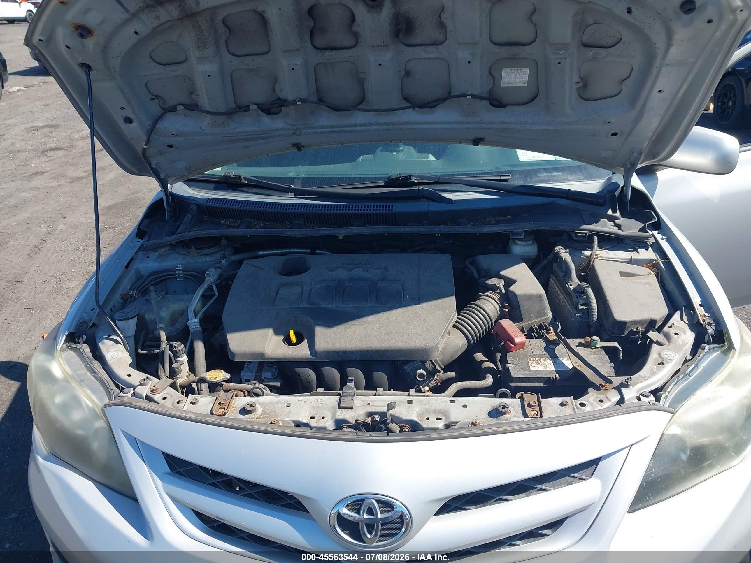 2012 Toyota Corolla S Silver vin: 2T1BU4EE3CC918179