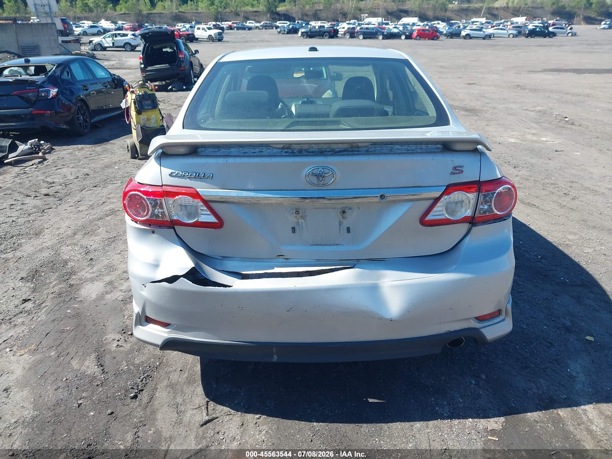 2012 Toyota Corolla S Silver vin: 2T1BU4EE3CC918179