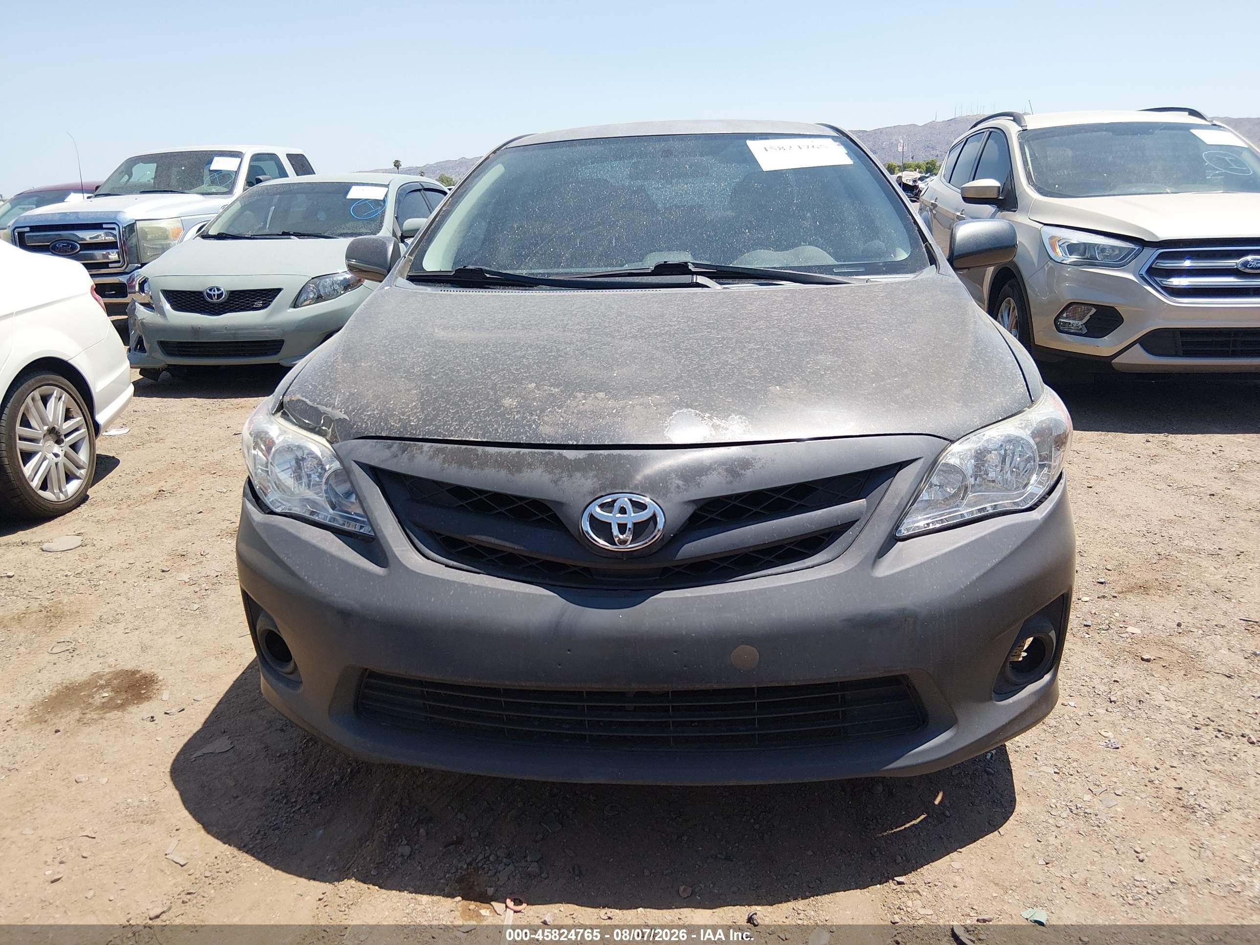 2013 Toyota Corolla S Серый vin: 2T1BU4EE3DC006895