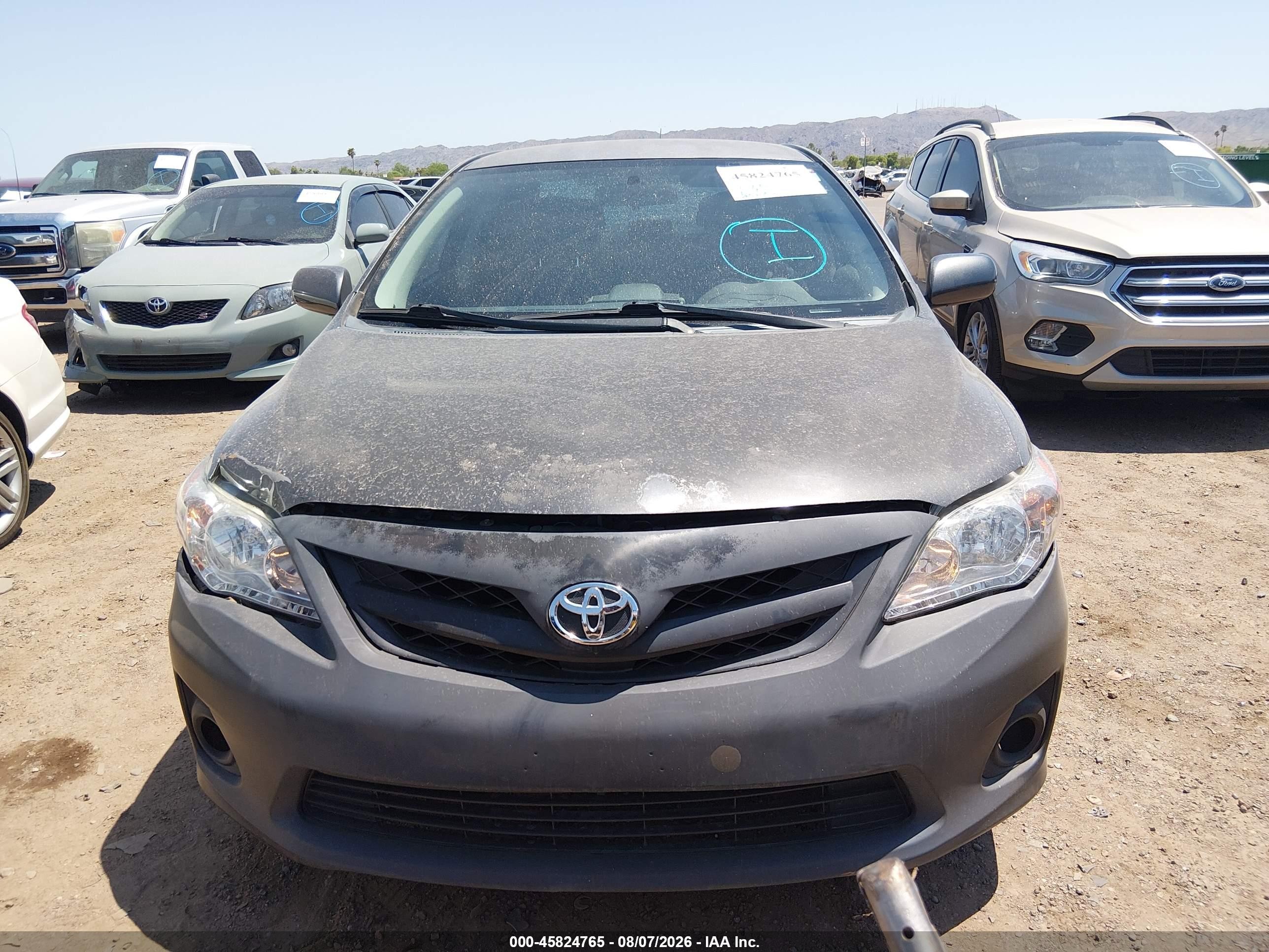 2013 Toyota Corolla S Серый vin: 2T1BU4EE3DC006895