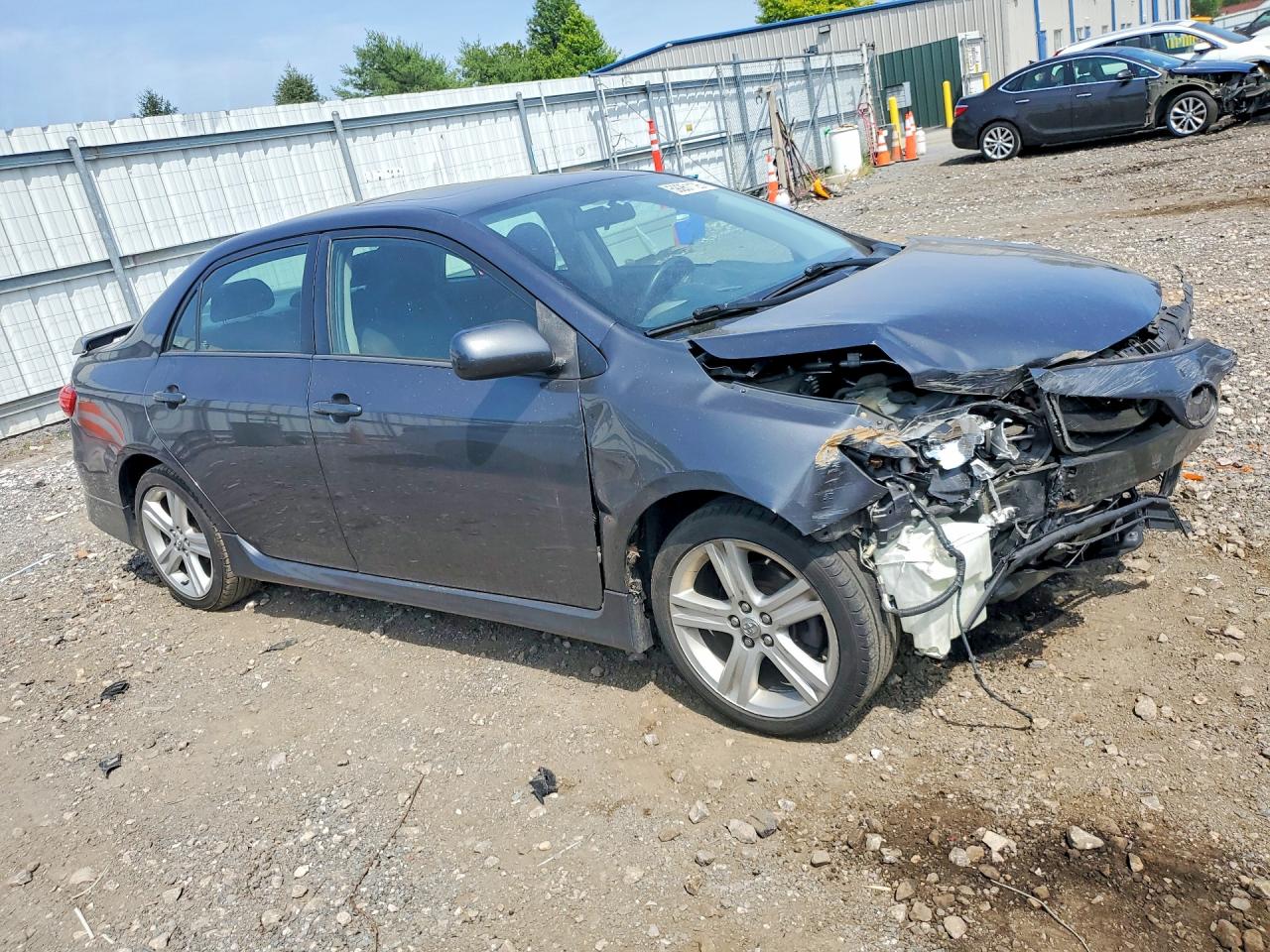 2013 Toyota Corolla S Gray vin: 2T1BU4EE3DC025690