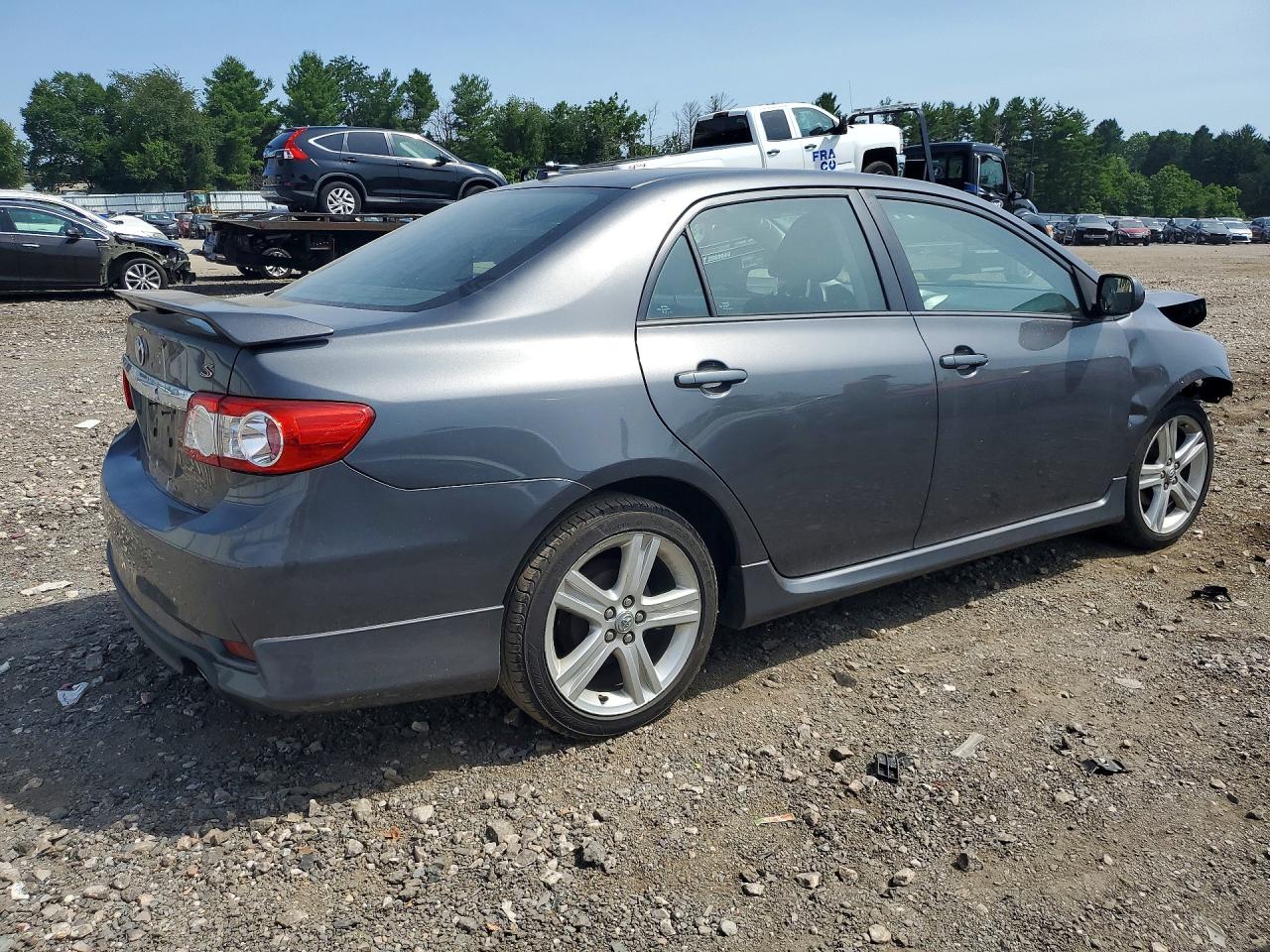 2013 Toyota Corolla S Gray vin: 2T1BU4EE3DC025690