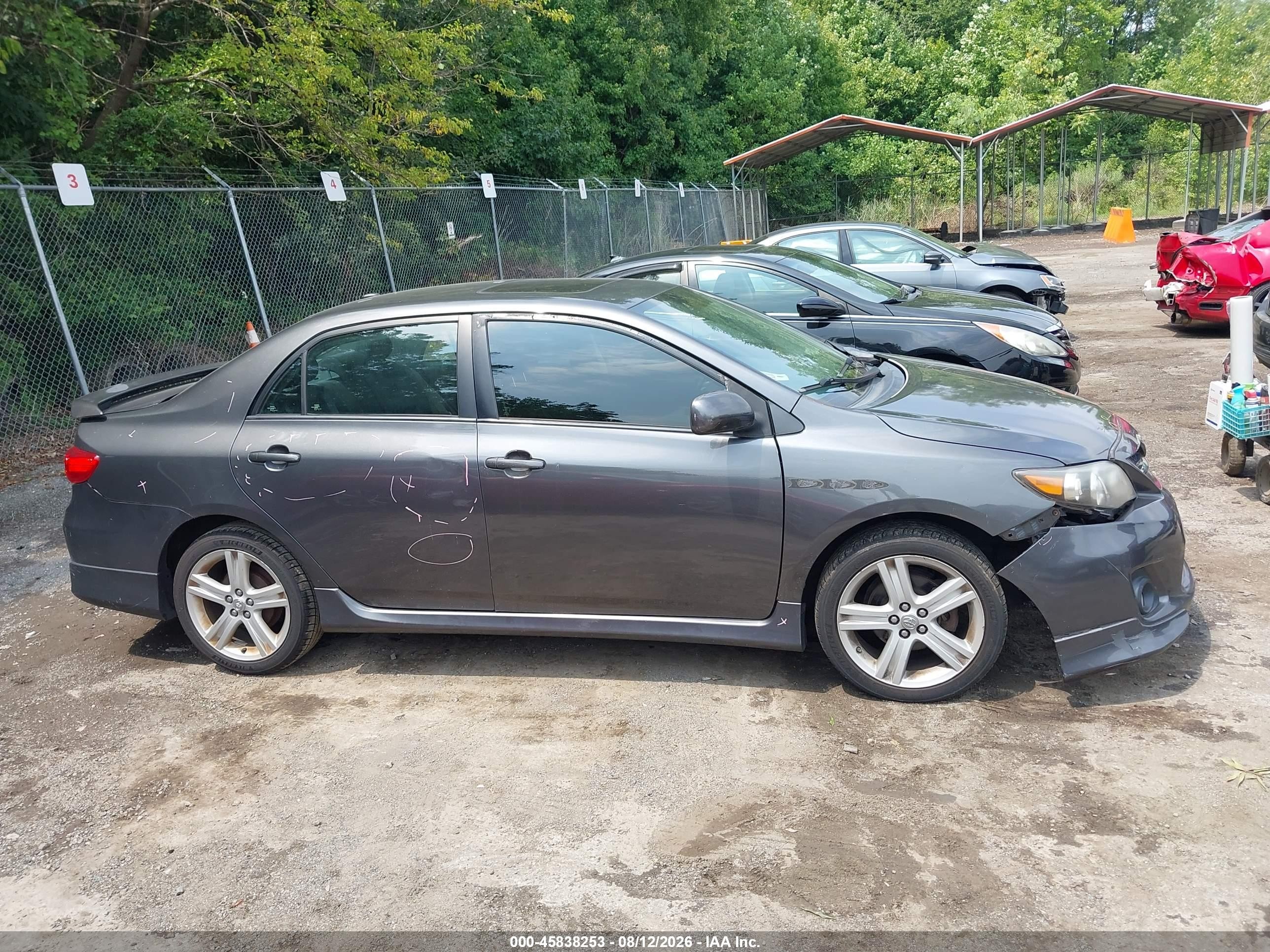 2013 Toyota Corolla S Gray vin: 2T1BU4EE3DC027200