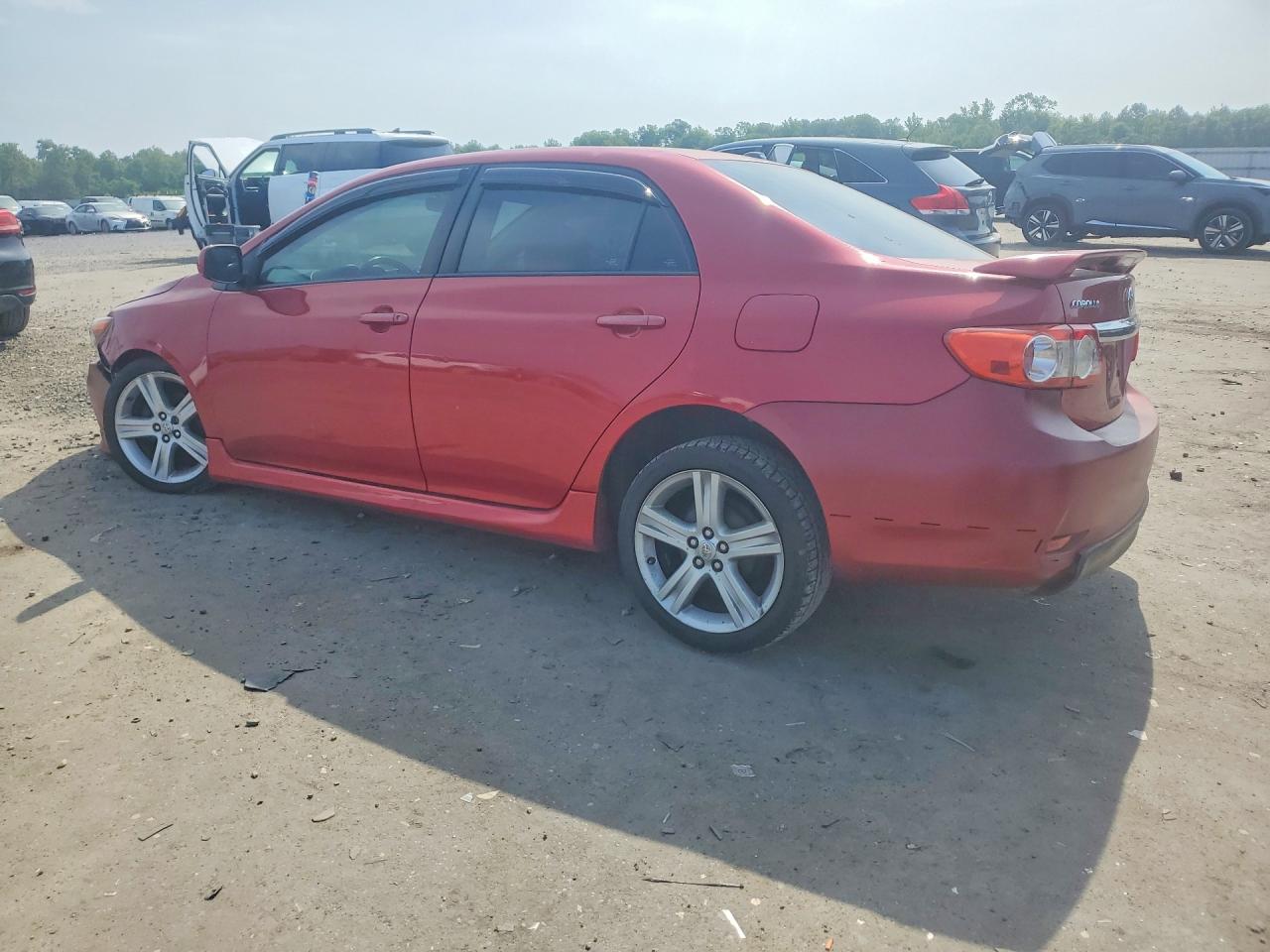 2013 Toyota Corolla S Red vin: 2T1BU4EE3DC043719