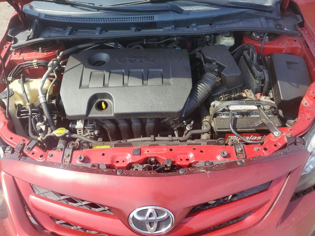 2013 Toyota Corolla S Red vin: 2T1BU4EE3DC043719