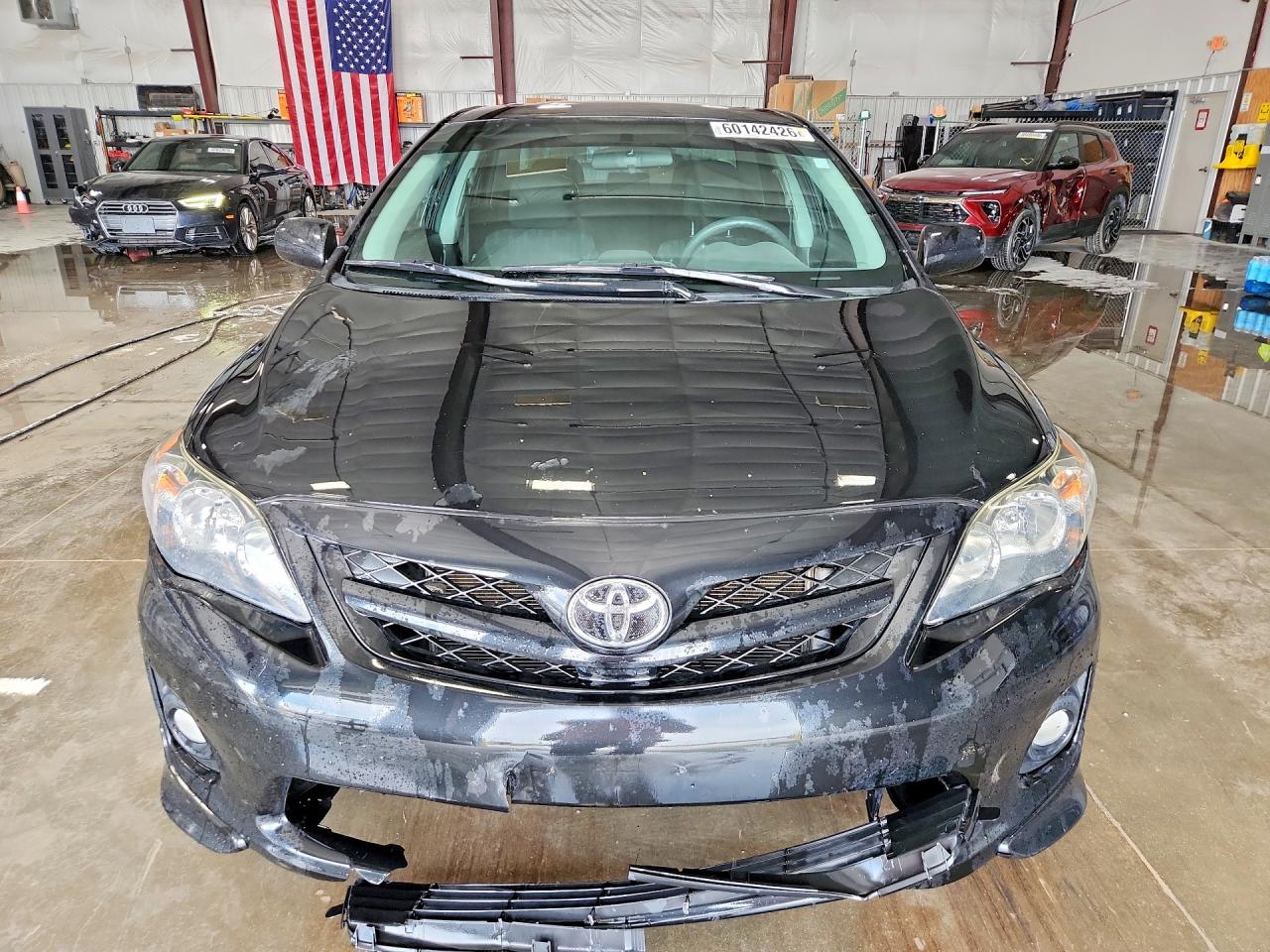 2013 Toyota Corolla S Black vin: 2T1BU4EE3DC045812