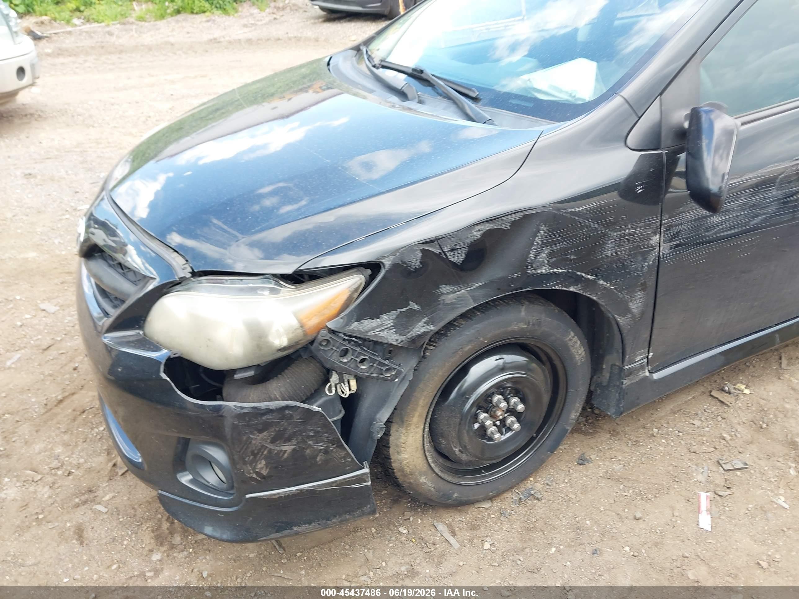 2013 Toyota Corolla S Black vin: 2T1BU4EE3DC070550