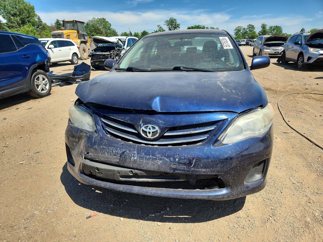 2013 Toyota Corolla Le Blue vin: 2T1BU4EE3DC070869
