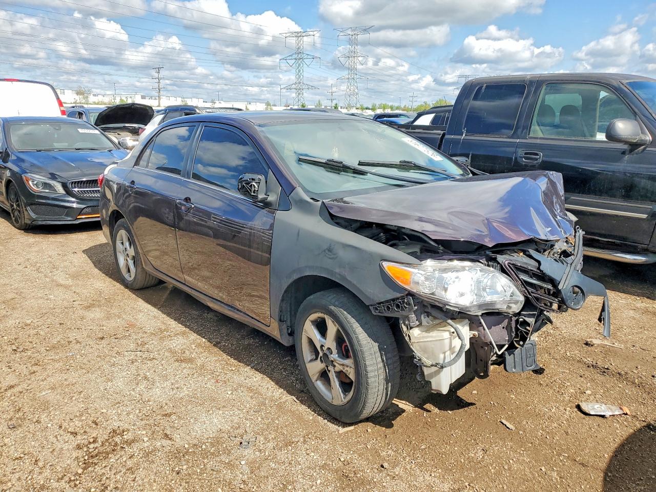 2013 Toyota Corolla Le Special Edition Фиолетовый vin: 2T1BU4EE3DC073271