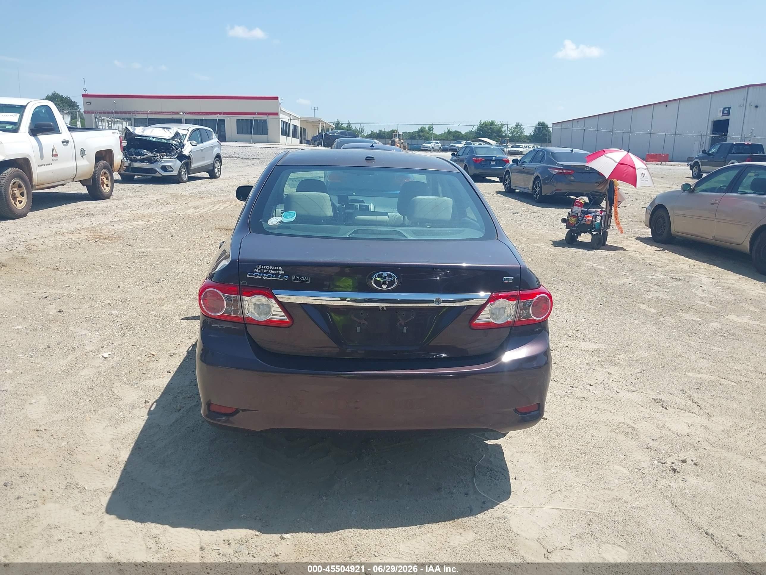 2013 Toyota Corolla Le Special Edition Purple vin: 2T1BU4EE3DC076056