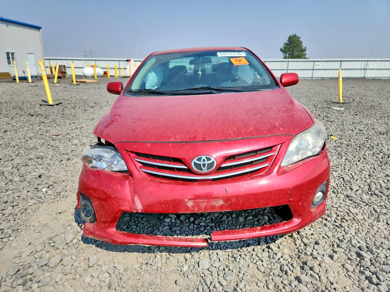2013 Toyota Corolla Le Red vin: 2T1BU4EE3DC088322