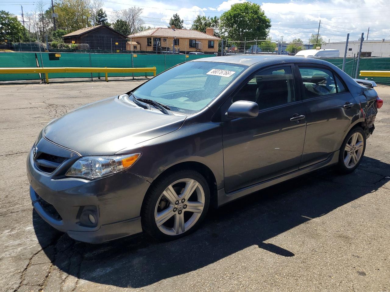 2013 Toyota Corolla S Charcoal vin: 2T1BU4EE3DC109010