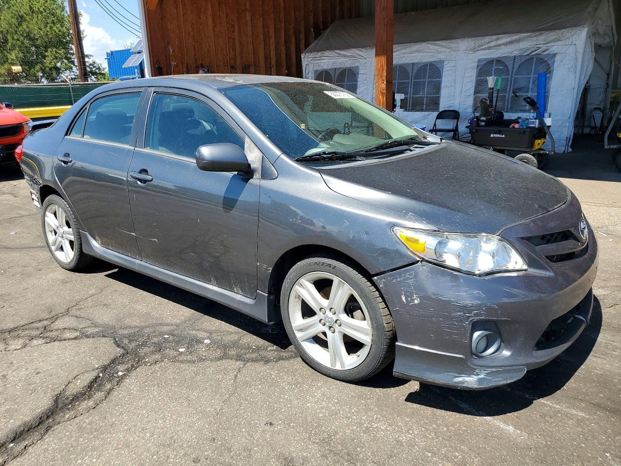 2013 Toyota Corolla S Charcoal vin: 2T1BU4EE3DC109010