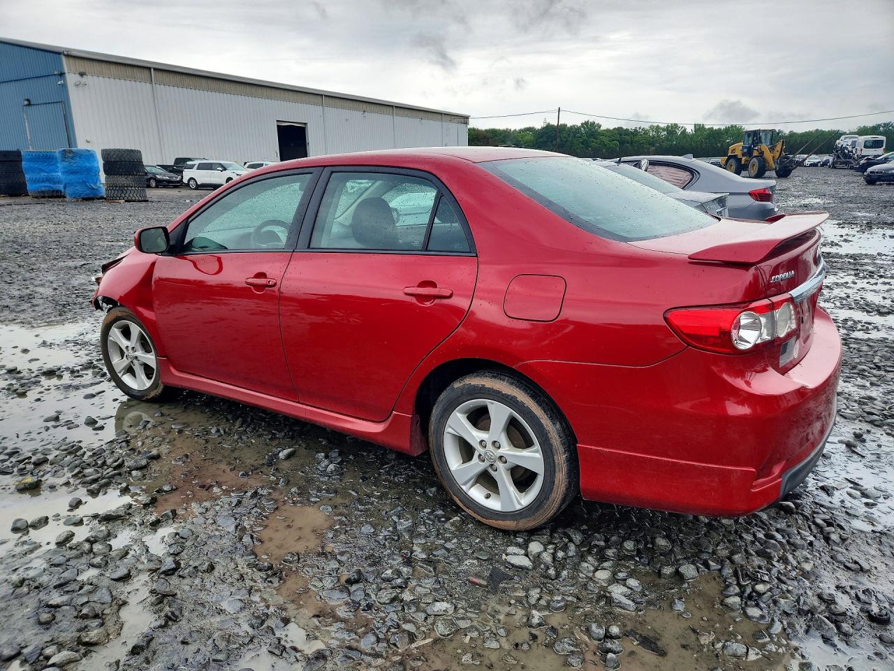 2013 Toyota Corolla S Красный vin: 2T1BU4EE3DC109122