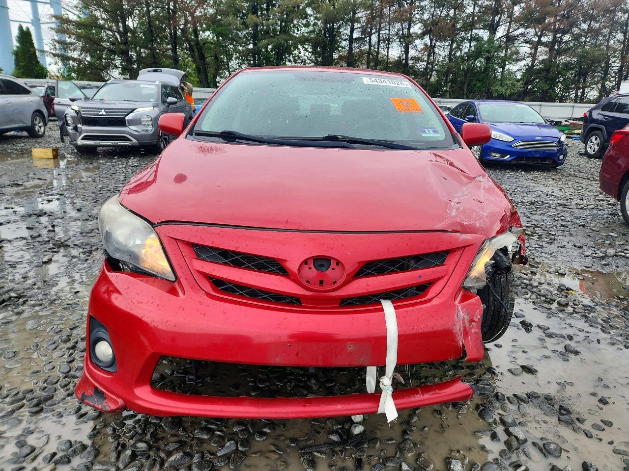 2013 Toyota Corolla S Красный vin: 2T1BU4EE3DC109122