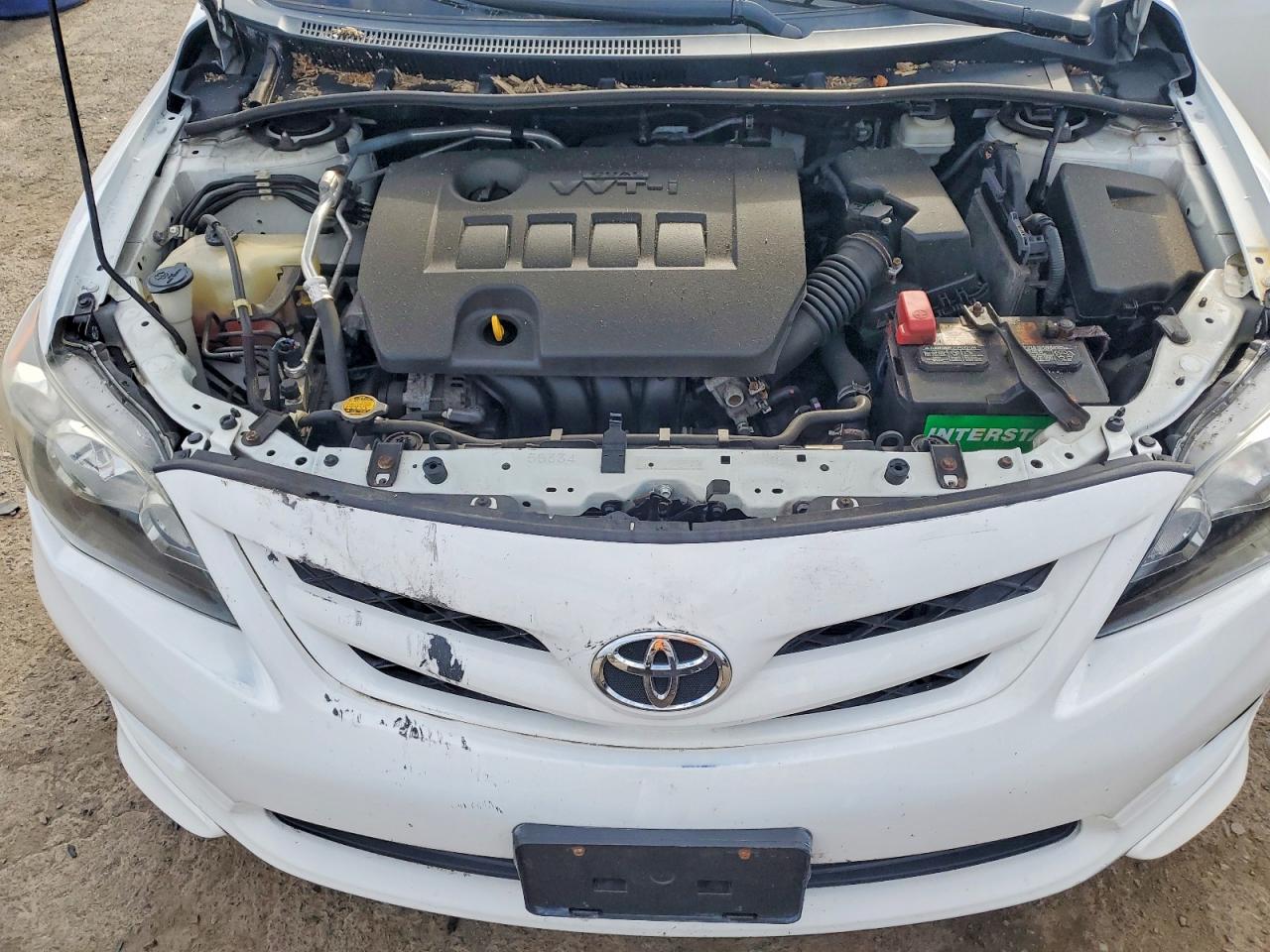 2013 Toyota Corolla S White vin: 2T1BU4EE3DC111906