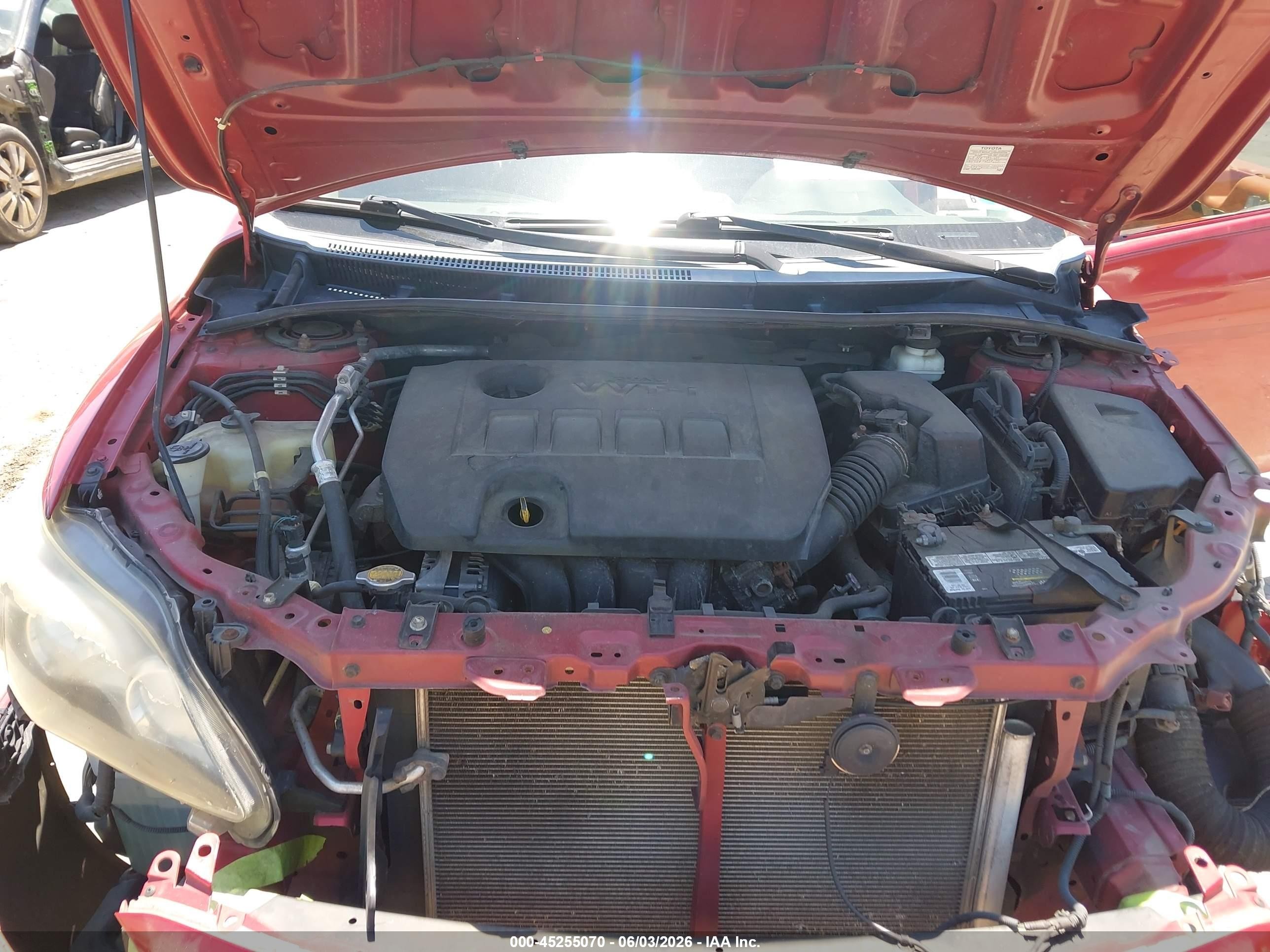 2013 Toyota Corolla S Red vin: 2T1BU4EE3DC125269