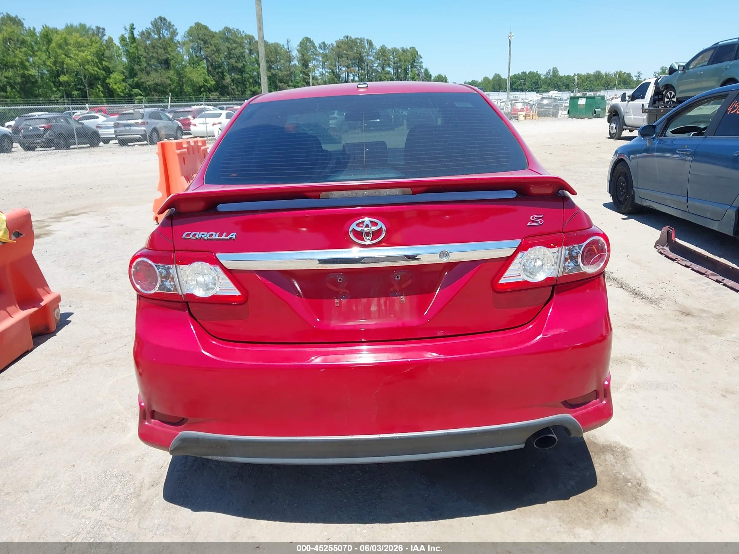 2013 Toyota Corolla S Red vin: 2T1BU4EE3DC125269