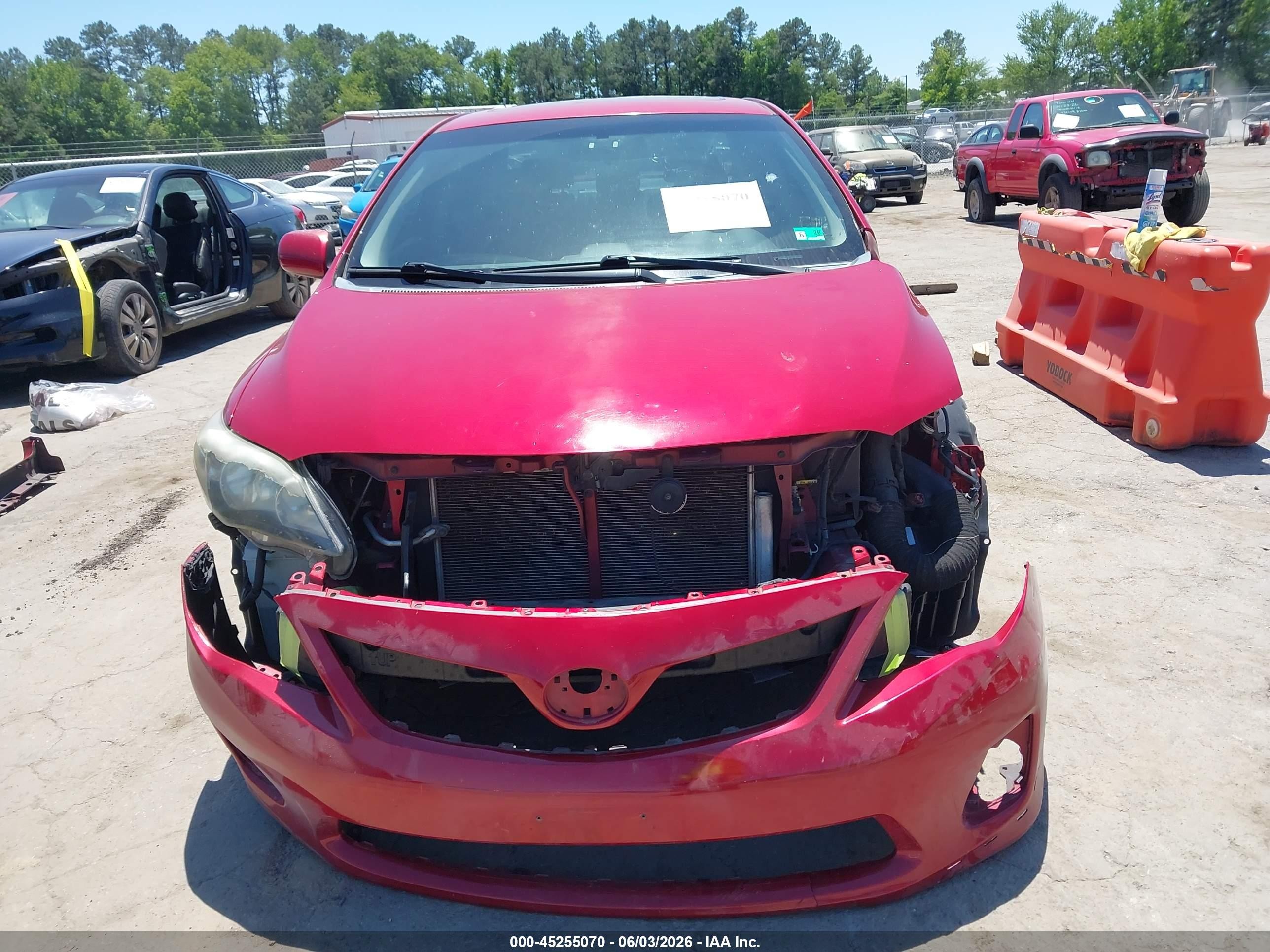 2013 Toyota Corolla S Red vin: 2T1BU4EE3DC125269