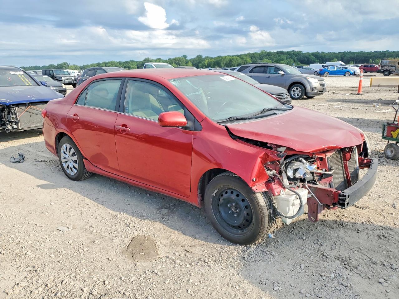 2013 Toyota Corolla Le Красный vin: 2T1BU4EE3DC959364