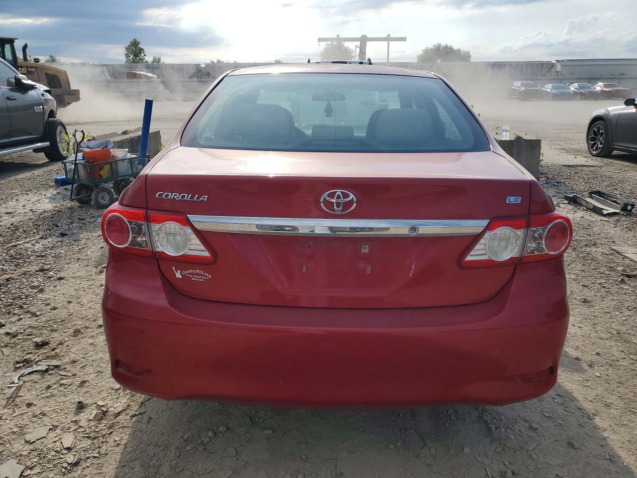 2013 Toyota Corolla Le Красный vin: 2T1BU4EE3DC959364