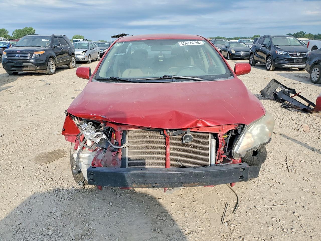 2013 Toyota Corolla Le Красный vin: 2T1BU4EE3DC959364