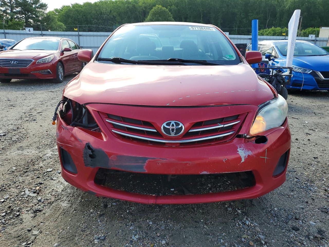 2013 Toyota Corolla Le Red vin: 2T1BU4EE3DC961986
