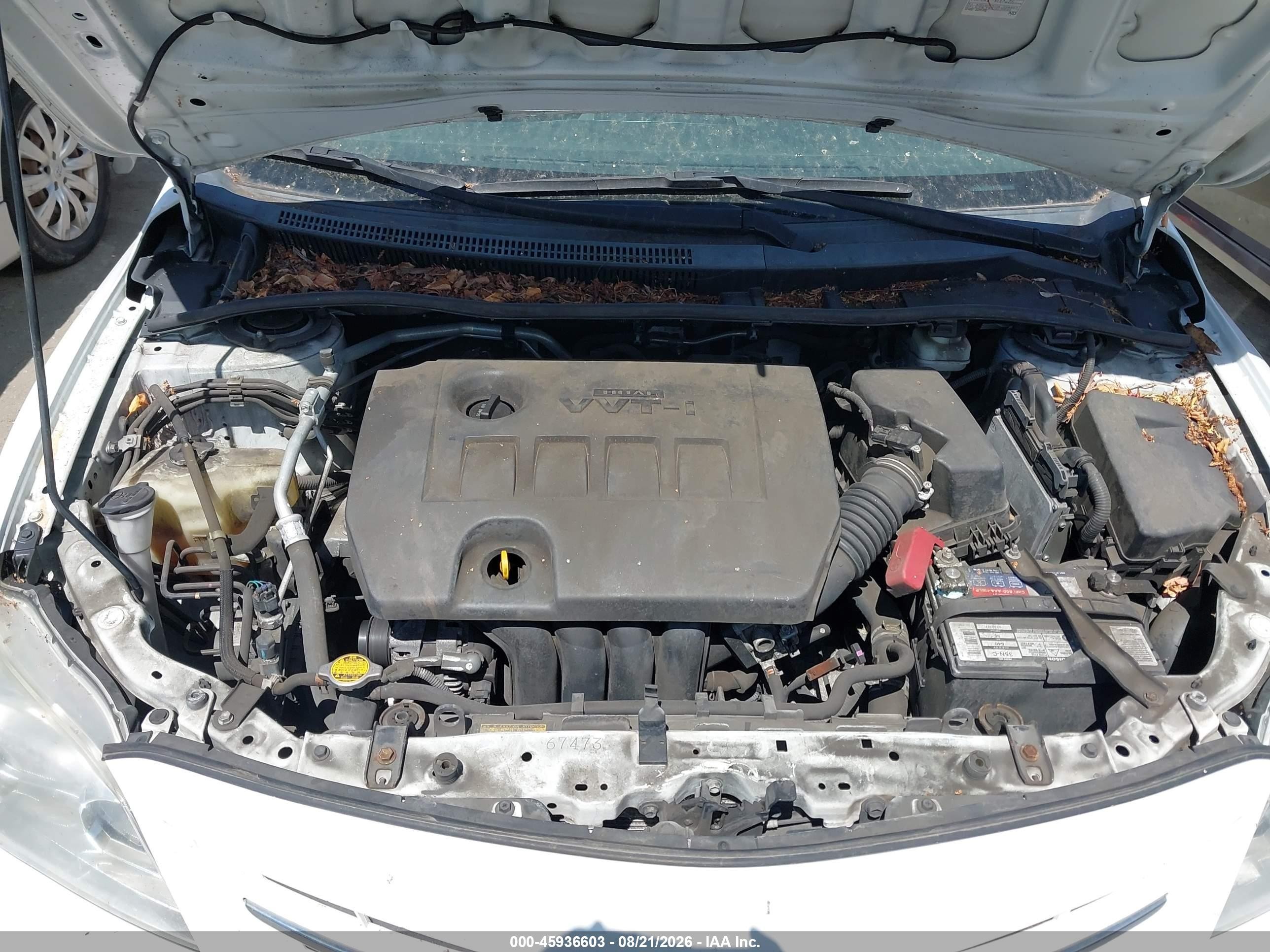 2013 Toyota Corolla Le Белый vin: 2T1BU4EE3DC975175