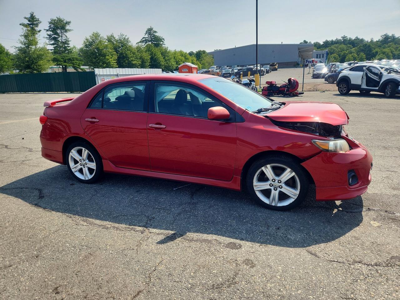 2013 Toyota Corolla S Red vin: 2T1BU4EE3DC976956