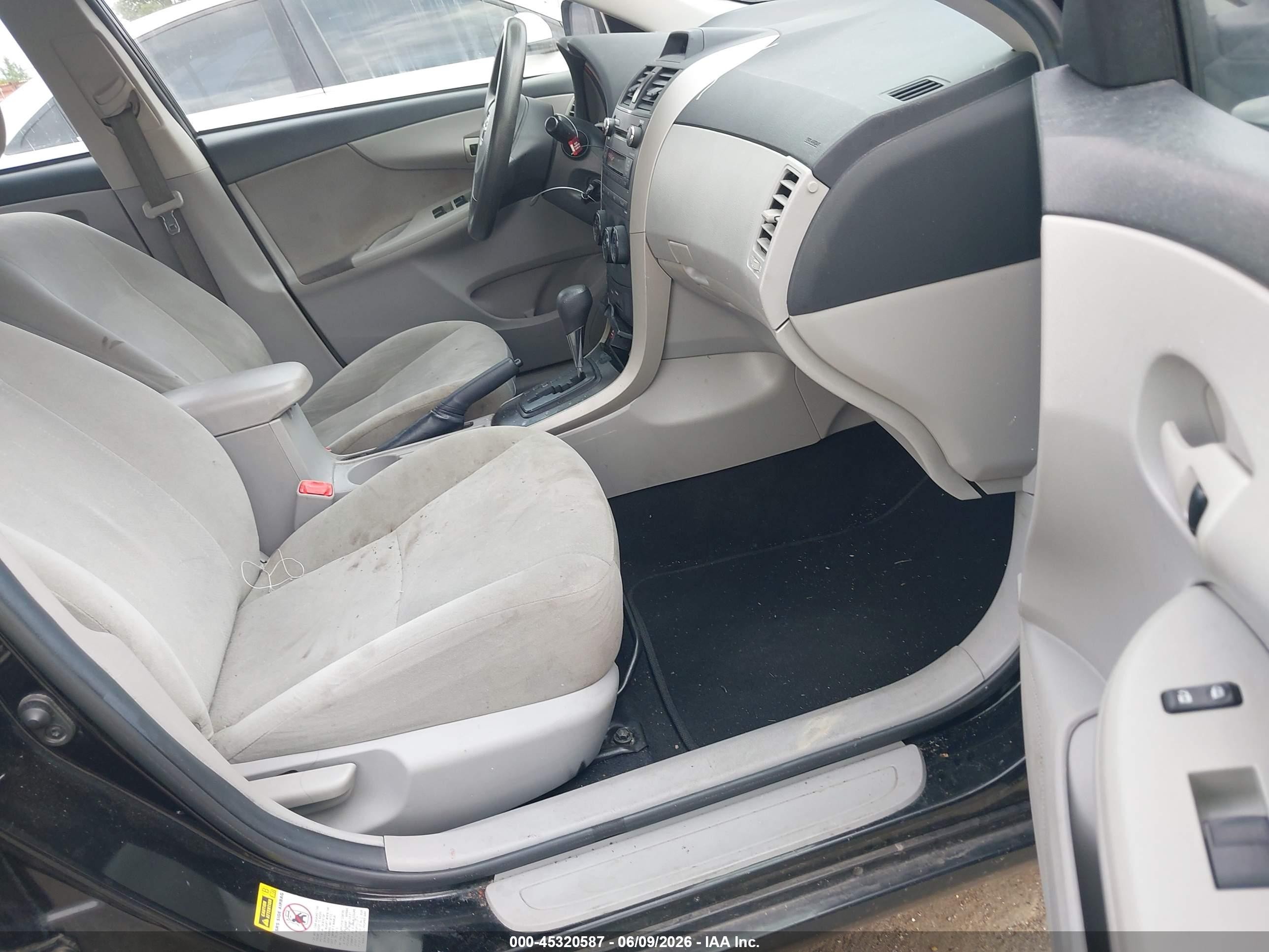 2013 Toyota Corolla L Black vin: 2T1BU4EE3DC981347
