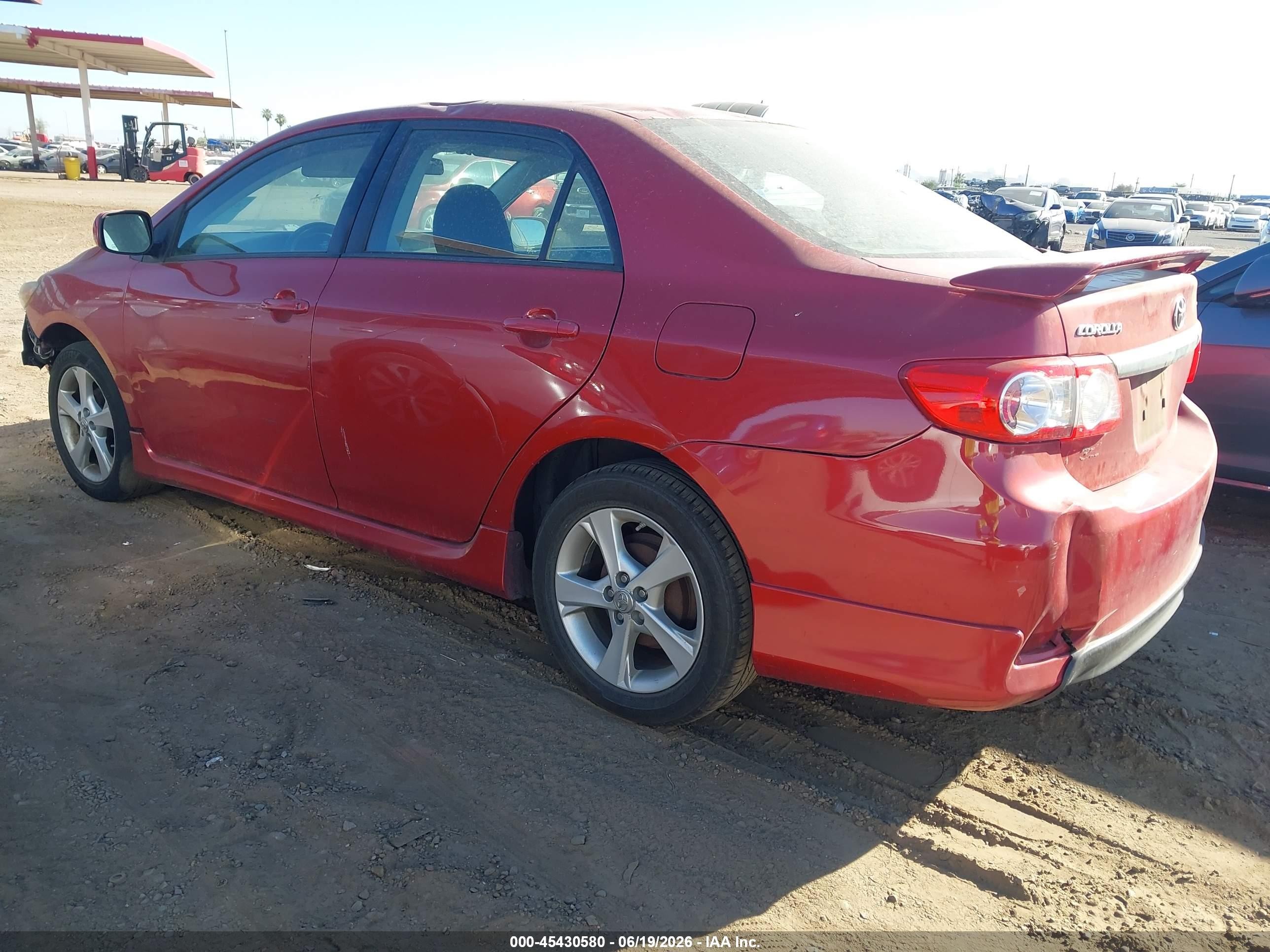 2013 Toyota Corolla S Maroon vin: 2T1BU4EE3DC985625