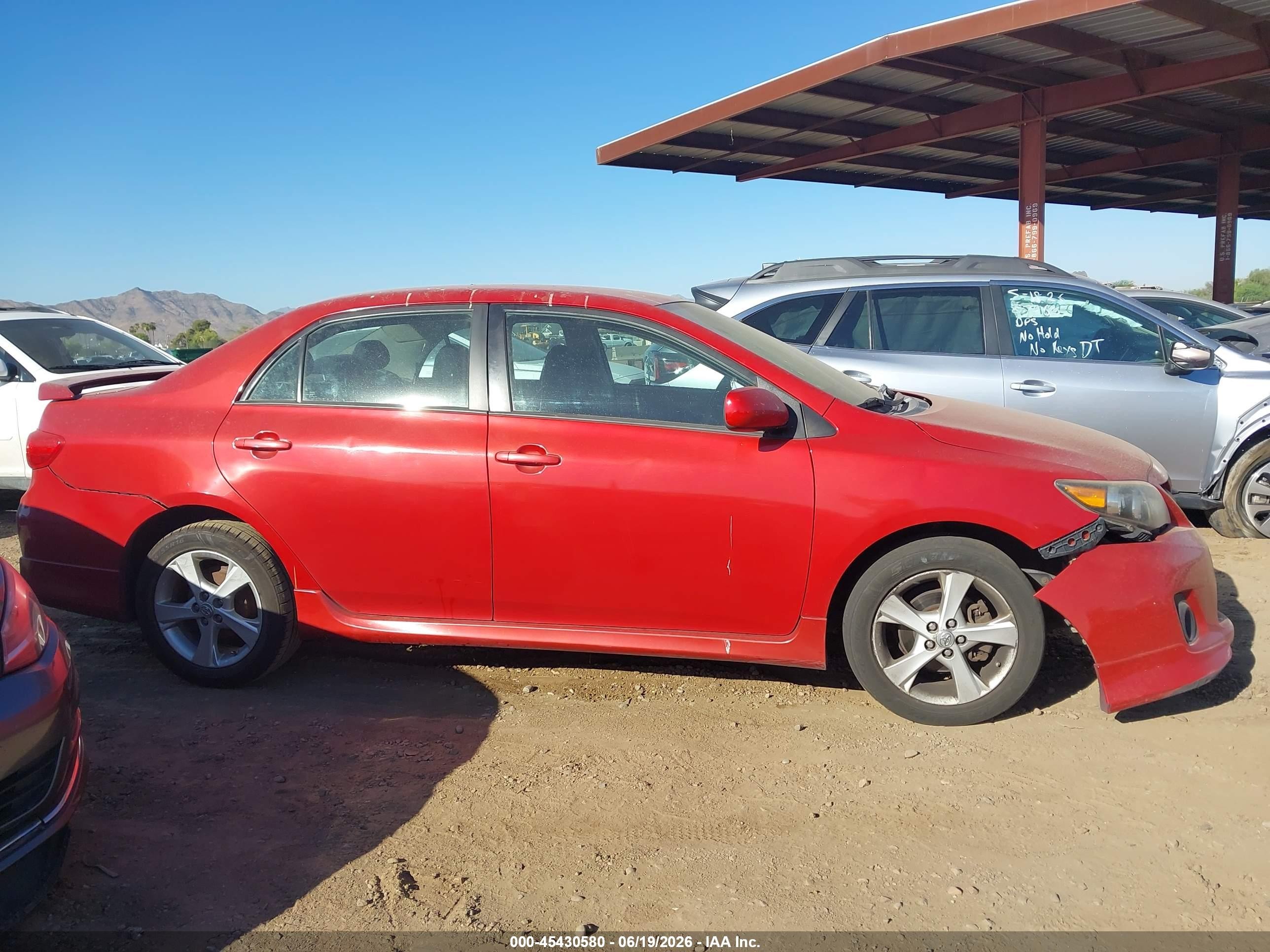 2013 Toyota Corolla S Maroon vin: 2T1BU4EE3DC985625