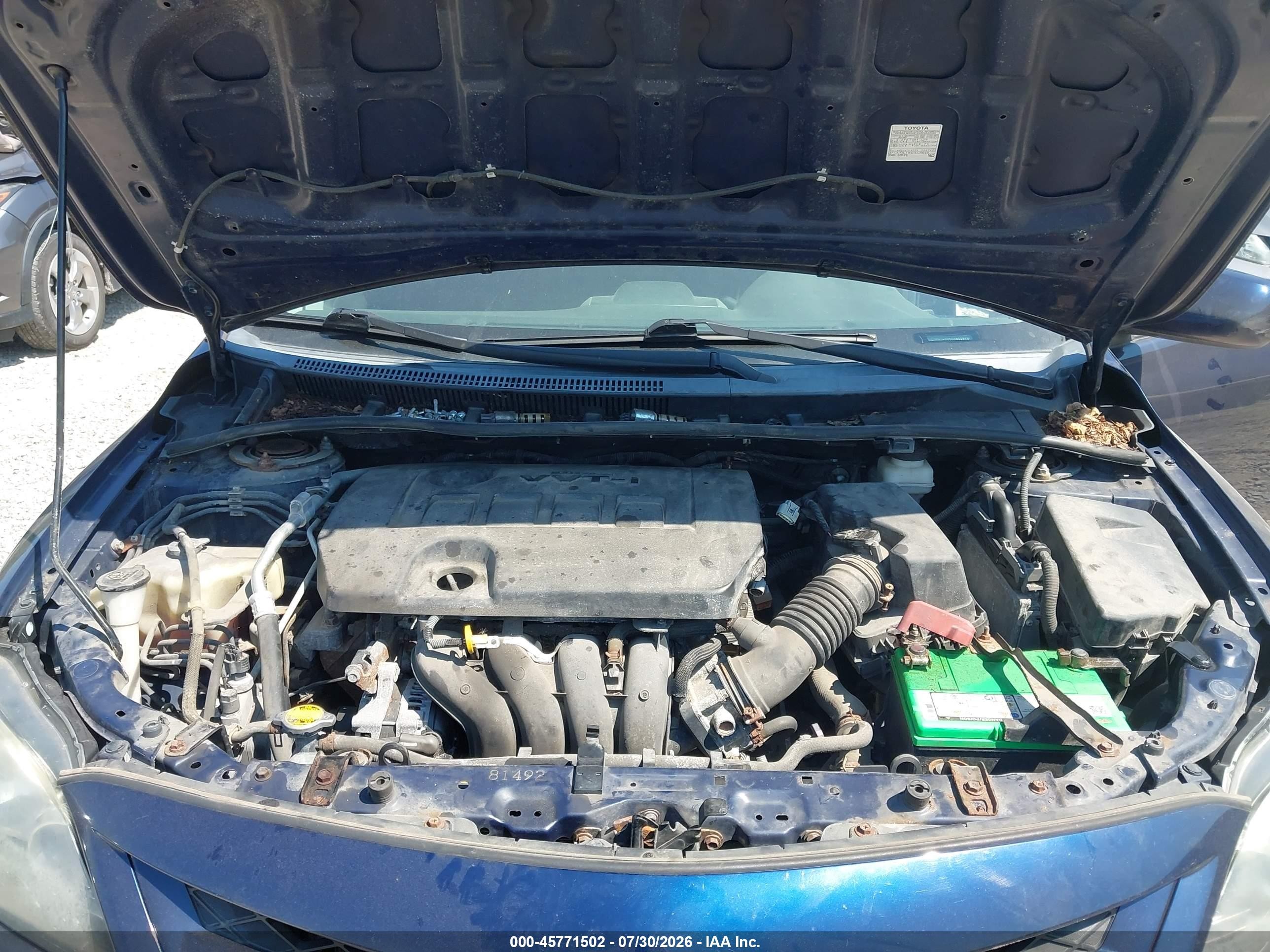 2013 Toyota Corolla S Blue vin: 2T1BU4EE3DC988959