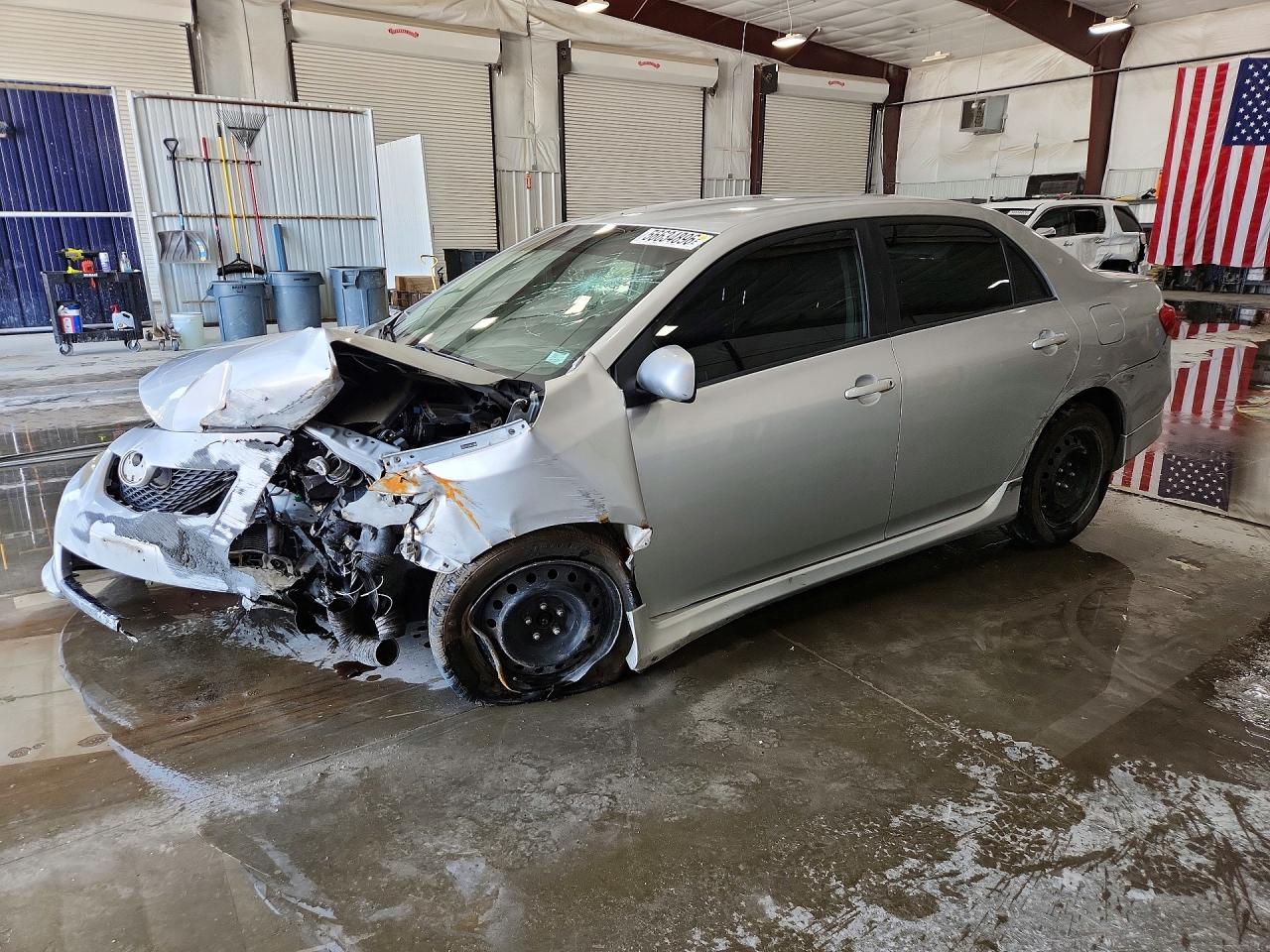 2010 Toyota Corolla S Серебряный vin: 2T1BU4EE4AC193477