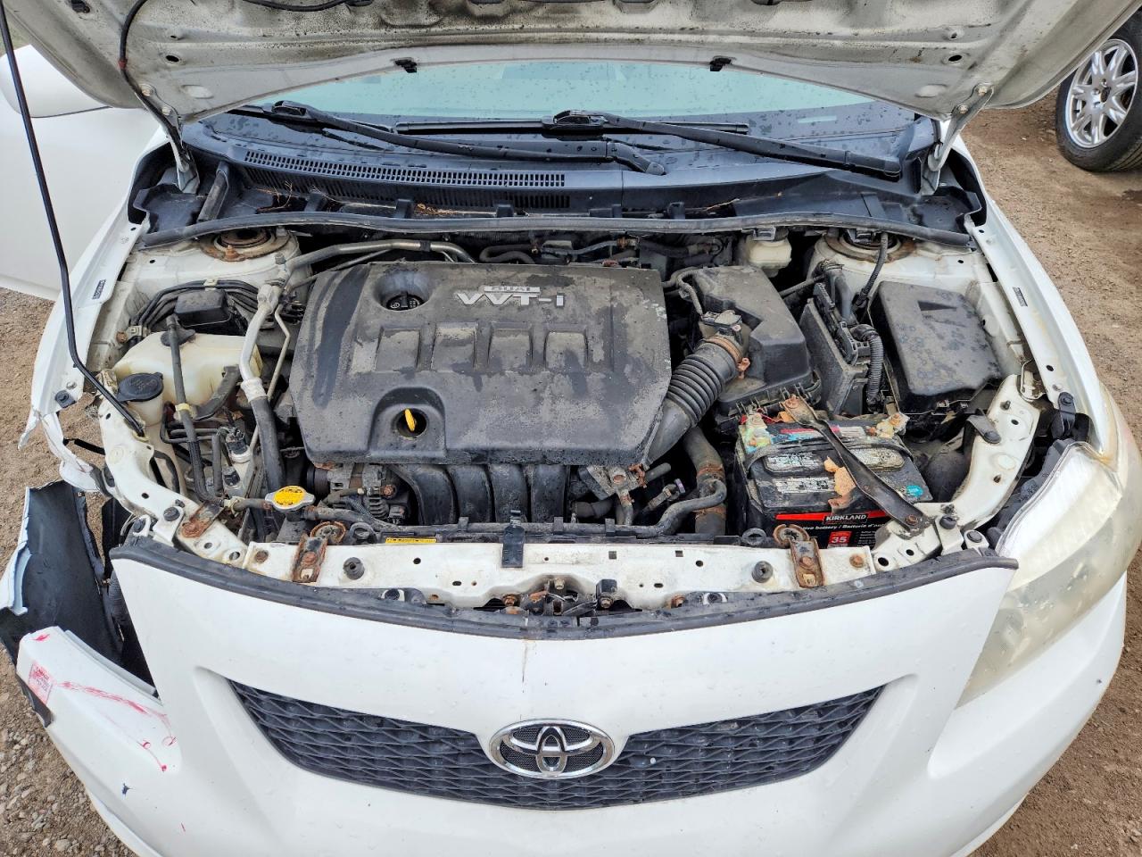 2010 Toyota Corolla Le Белый vin: 2T1BU4EE4AC224291
