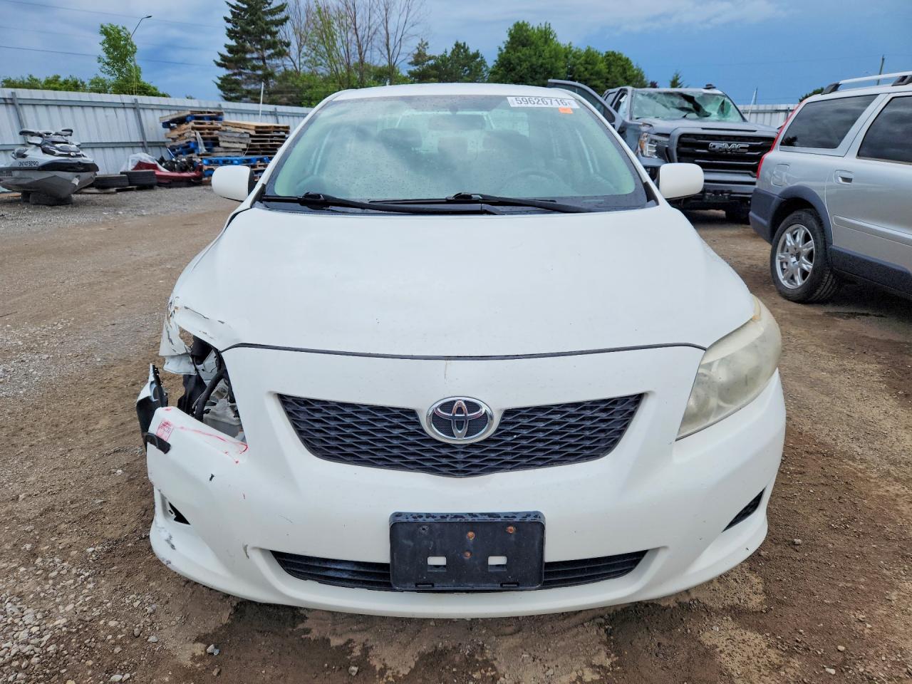 2010 Toyota Corolla Le Белый vin: 2T1BU4EE4AC224291