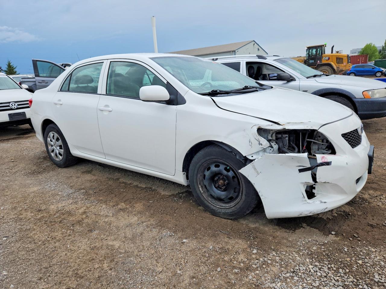 2010 Toyota Corolla Le Белый vin: 2T1BU4EE4AC224291
