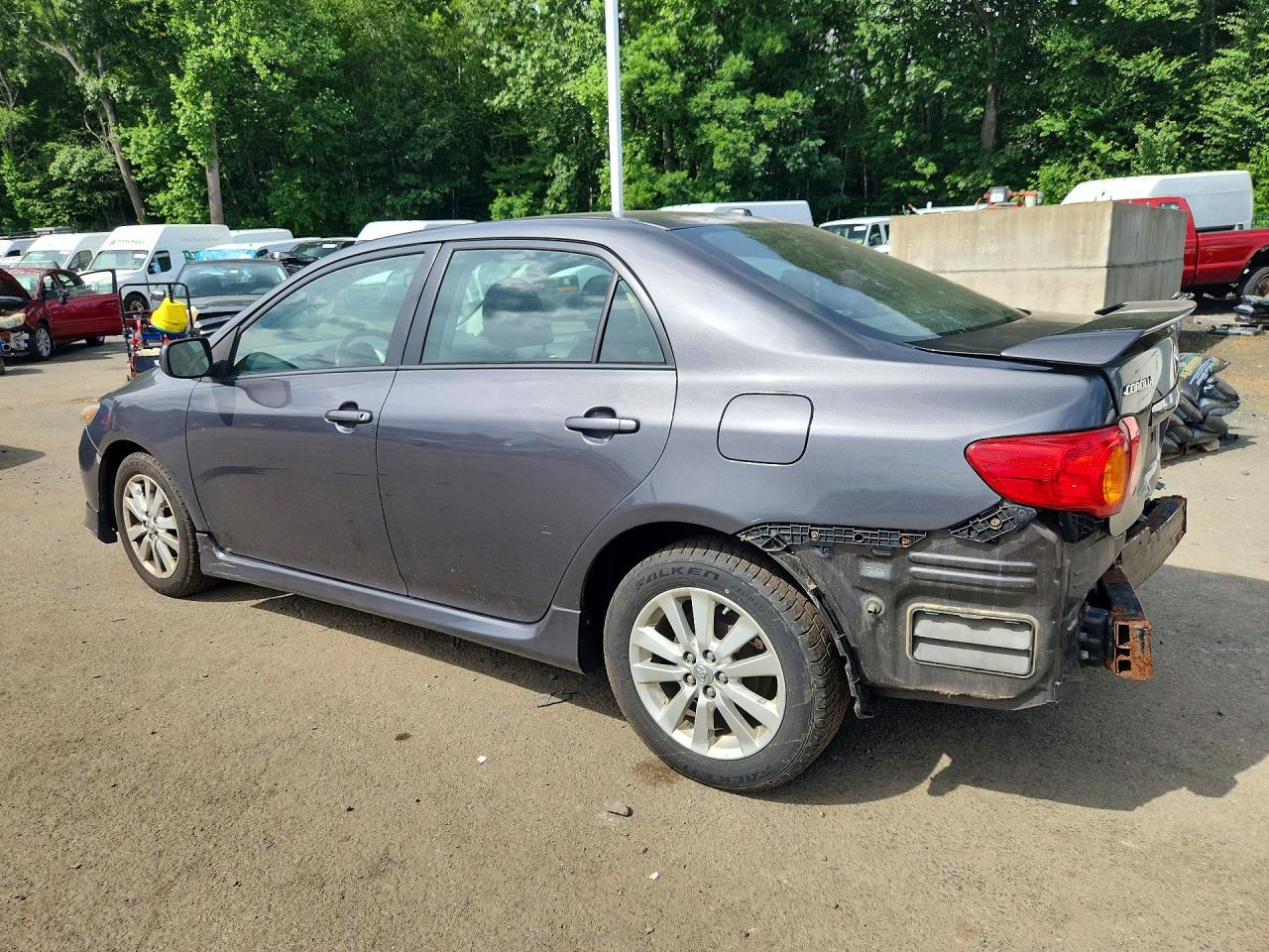 2010 Toyota Corolla S Gray vin: 2T1BU4EE4AC244881