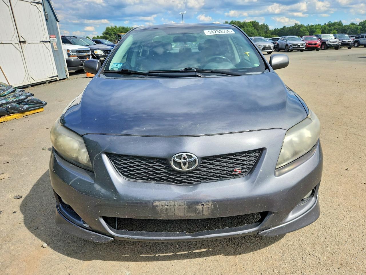 2010 Toyota Corolla S Gray vin: 2T1BU4EE4AC244881