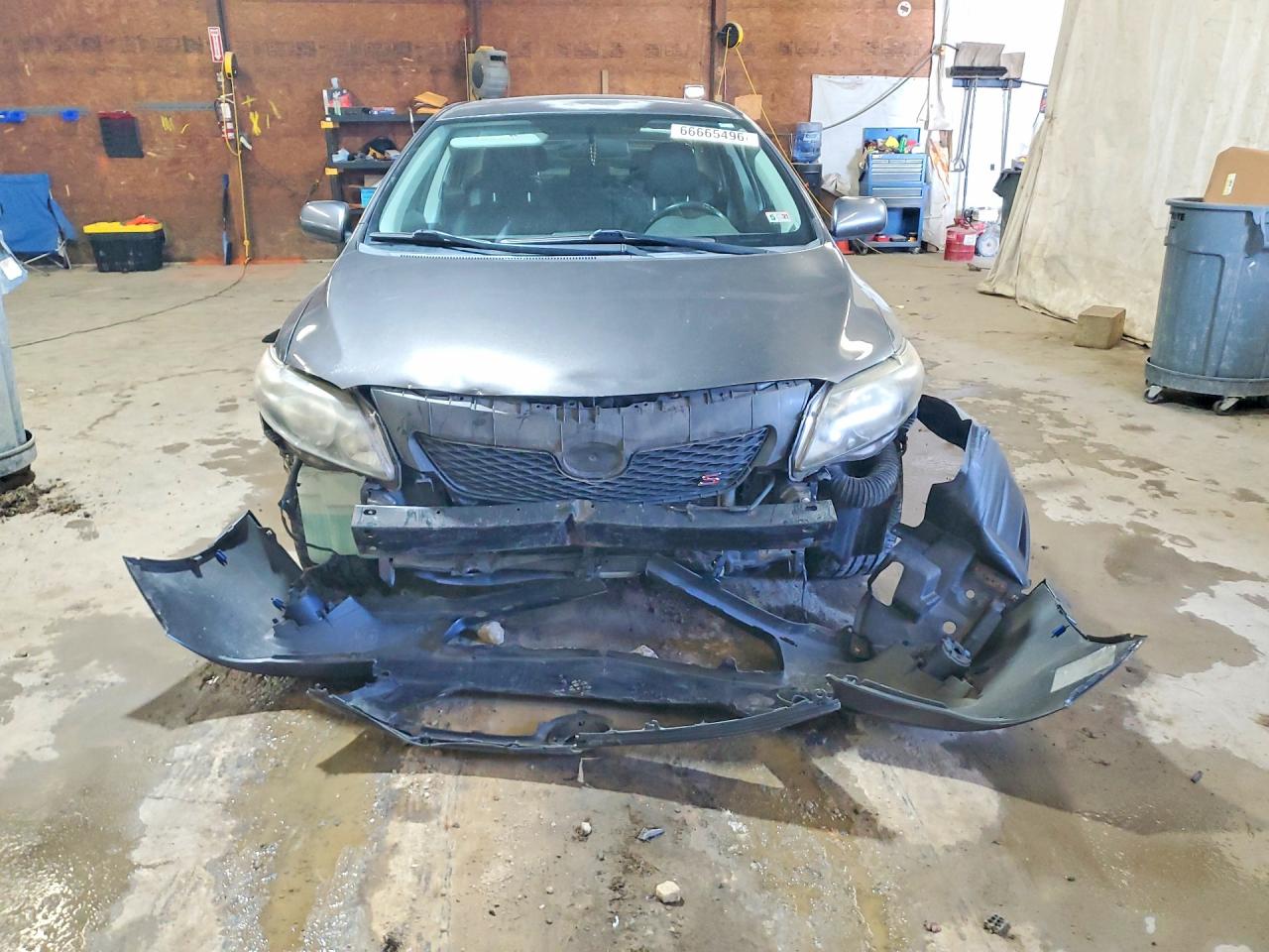 2010 Toyota Corolla S Gray vin: 2T1BU4EE4AC248249