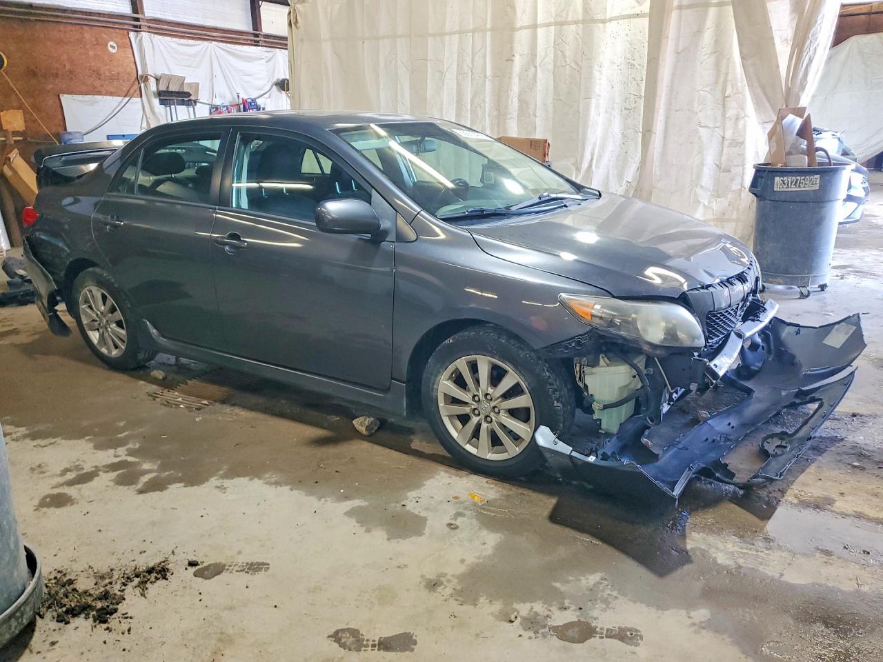 2010 Toyota Corolla S Gray vin: 2T1BU4EE4AC248249