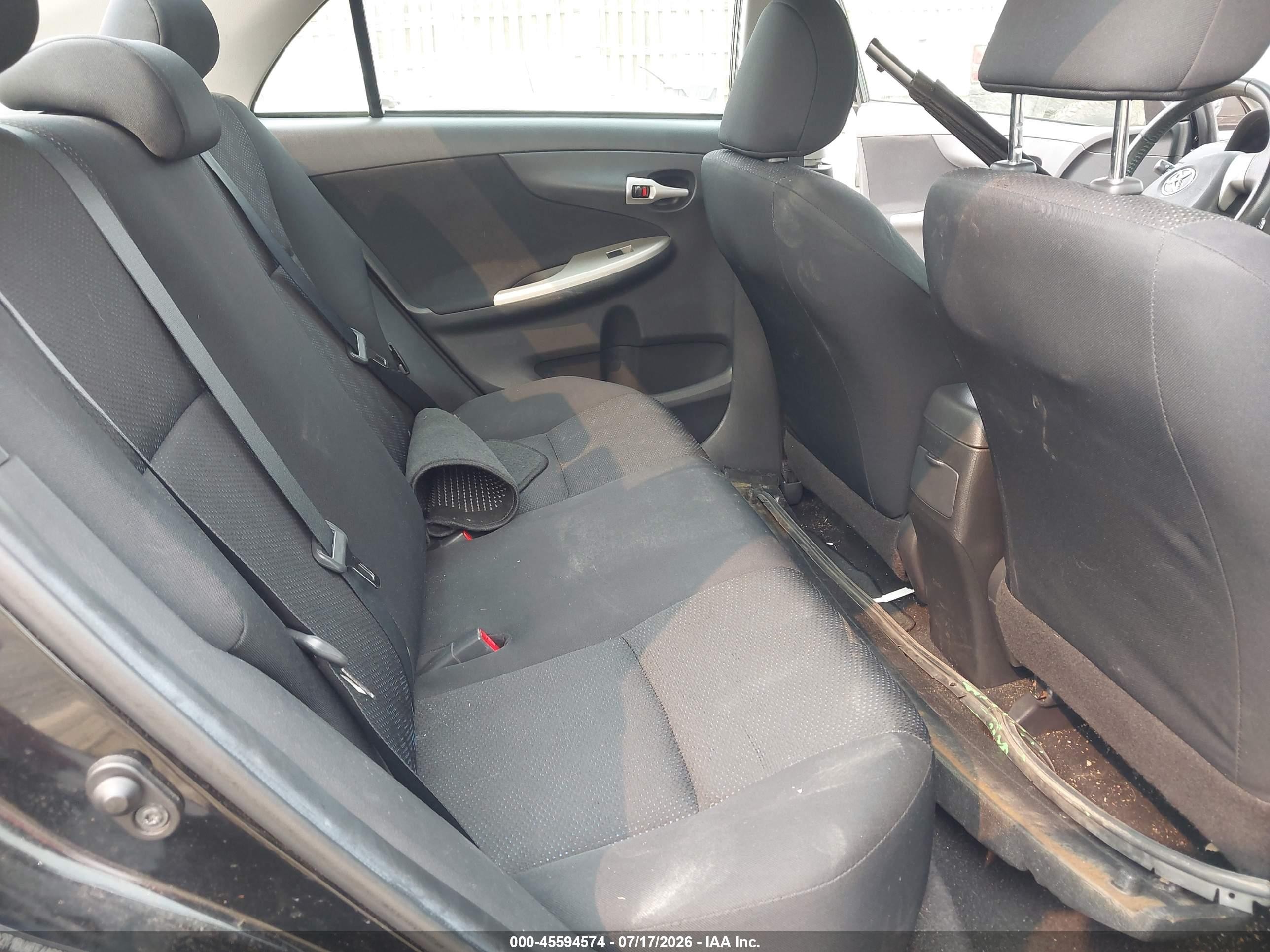 2010 Toyota Corolla S Black vin: 2T1BU4EE4AC248929